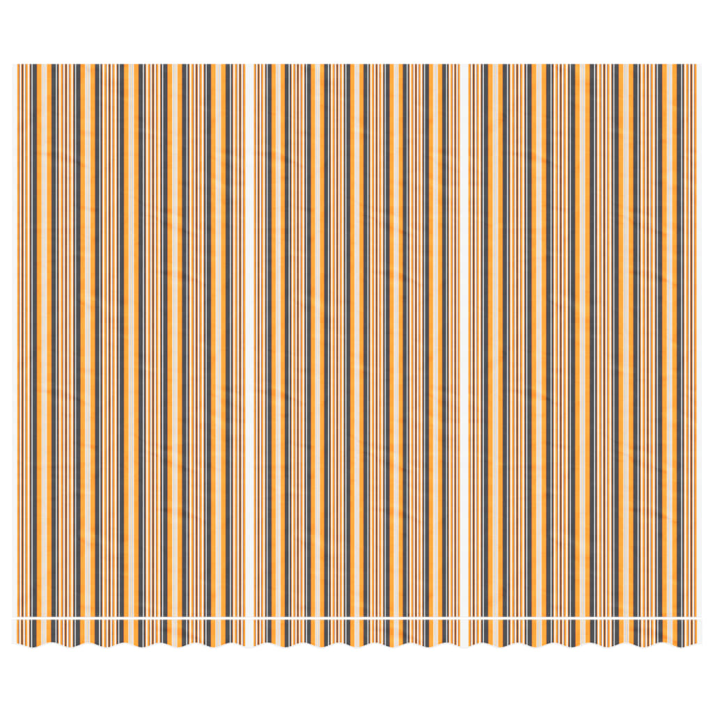 Vidaxx toile de remplacement pour auvent rayé 4,5x3,5 m multicolore