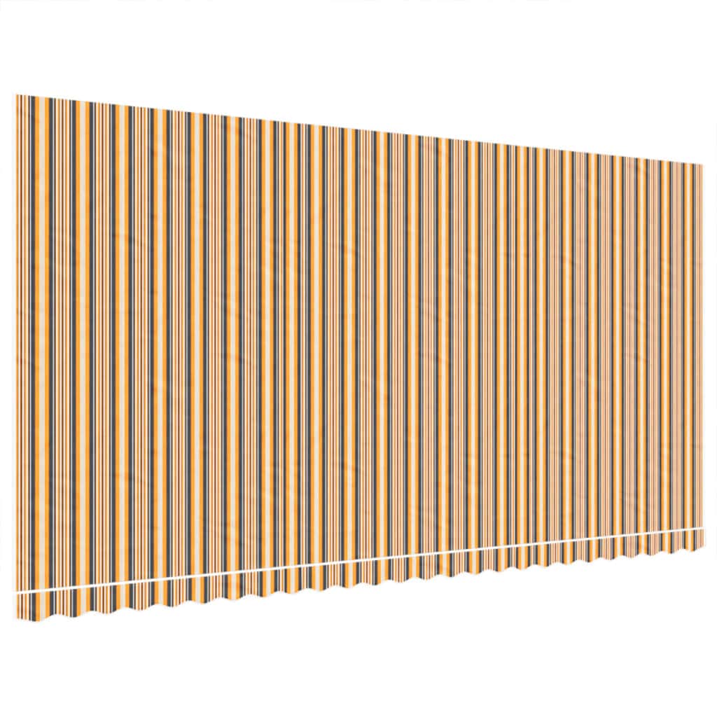 Vidaxx toile de remplacement pour auvent rayé 6x3 m multicolore