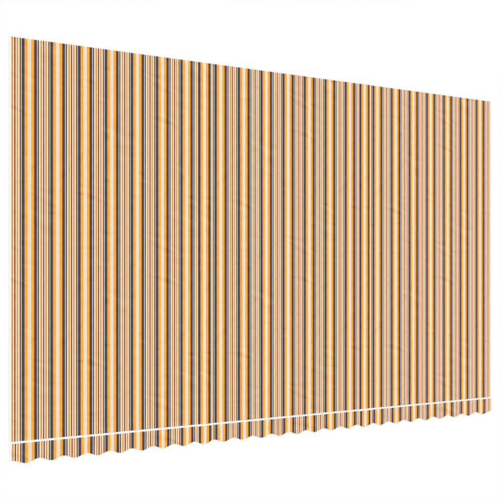 Vidaxx toile de remplacement pour auvent rayé 6x3,5 m multicolore