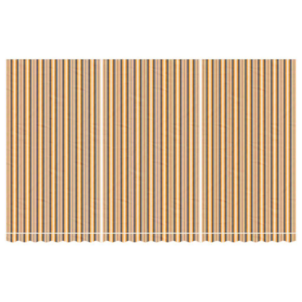 Vidaxx toile de remplacement pour auvent rayé 6x3,5 m multicolore