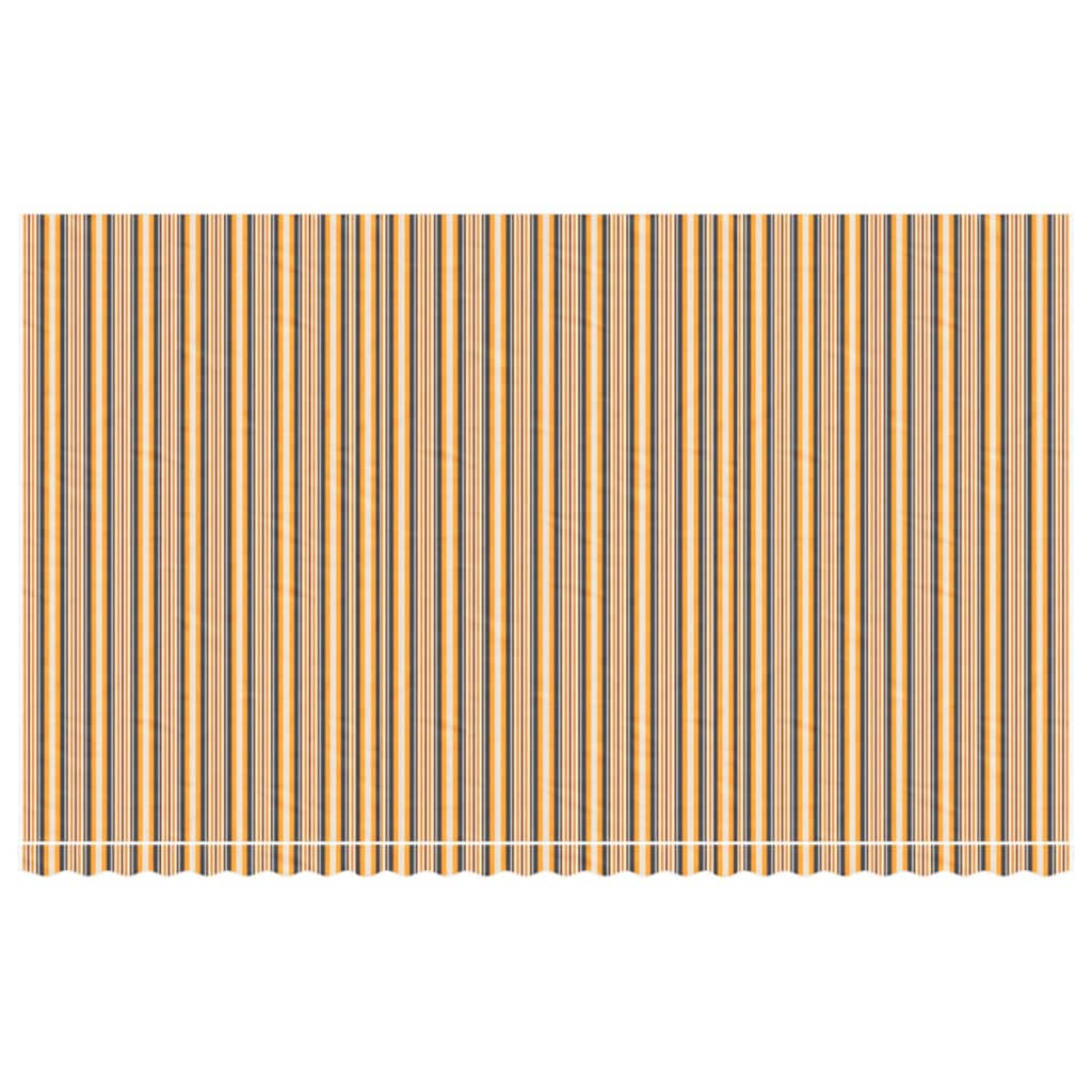 Vidaxx toile de remplacement pour auvent rayé 6x3,5 m multicolore