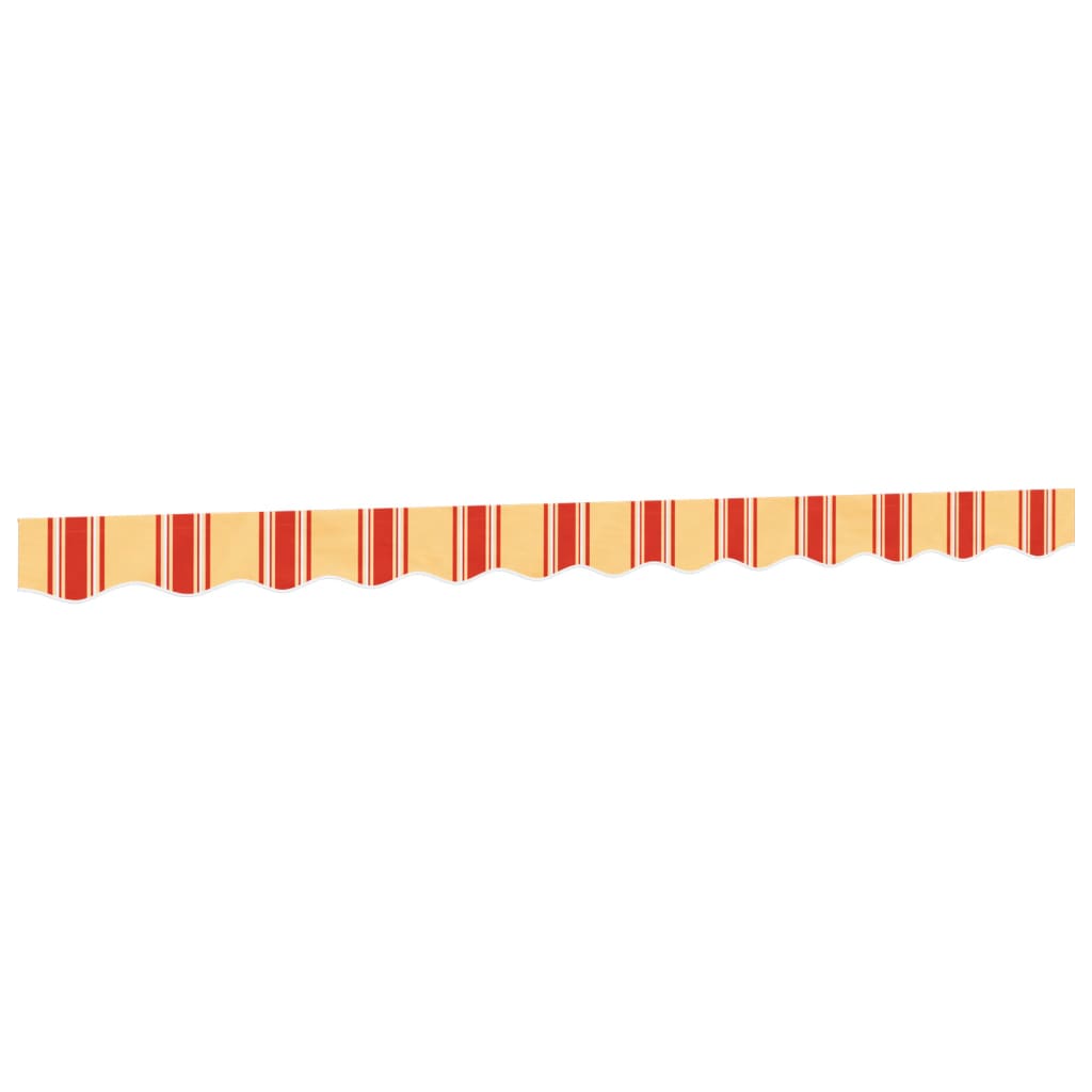 Vidaxx tissu de remplacement pour jupe d'auvent rayé 3 m jaune et orange