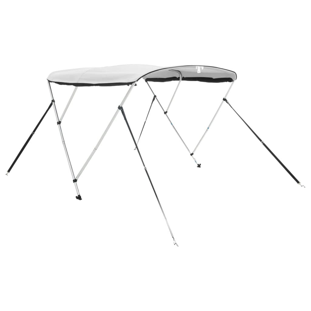 Toit bimini VidaXL 3 arches avec parois latérales en maille183x(154-167)x137 cm