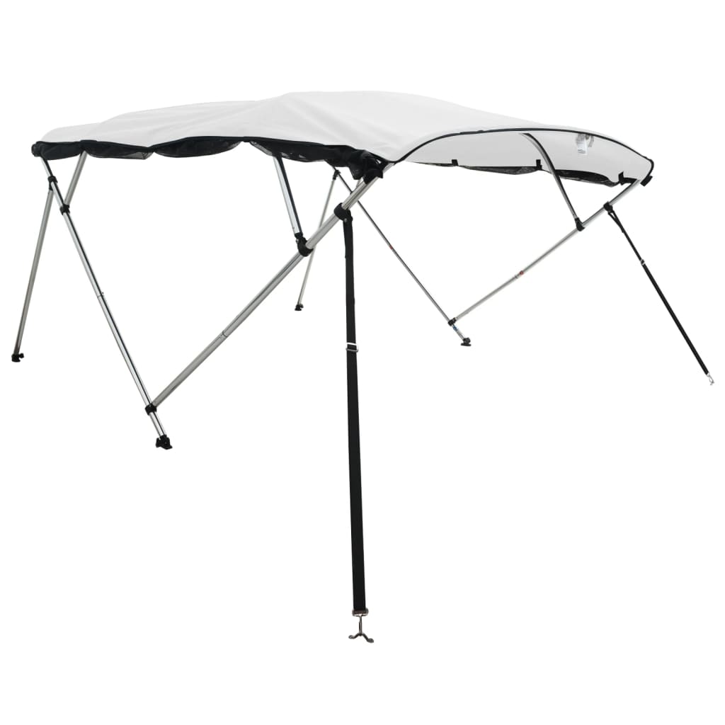 Toit bimini Vidaxx 4 arches avec parois latérales en maille 243x(170-182)x137 cm