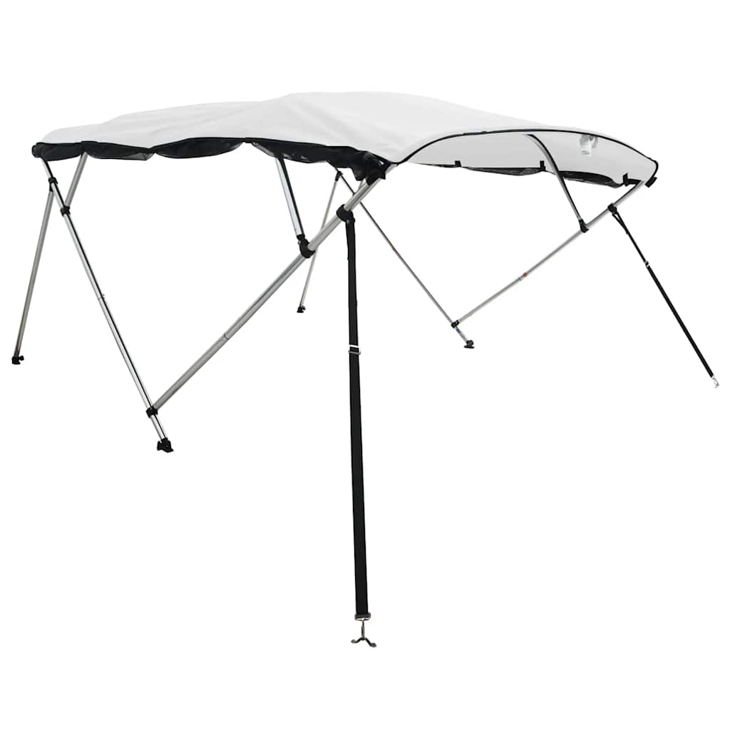 Toit bimini Vidaxx 4 arches avec parois latérales en maille 243x(230-244)x137 cm