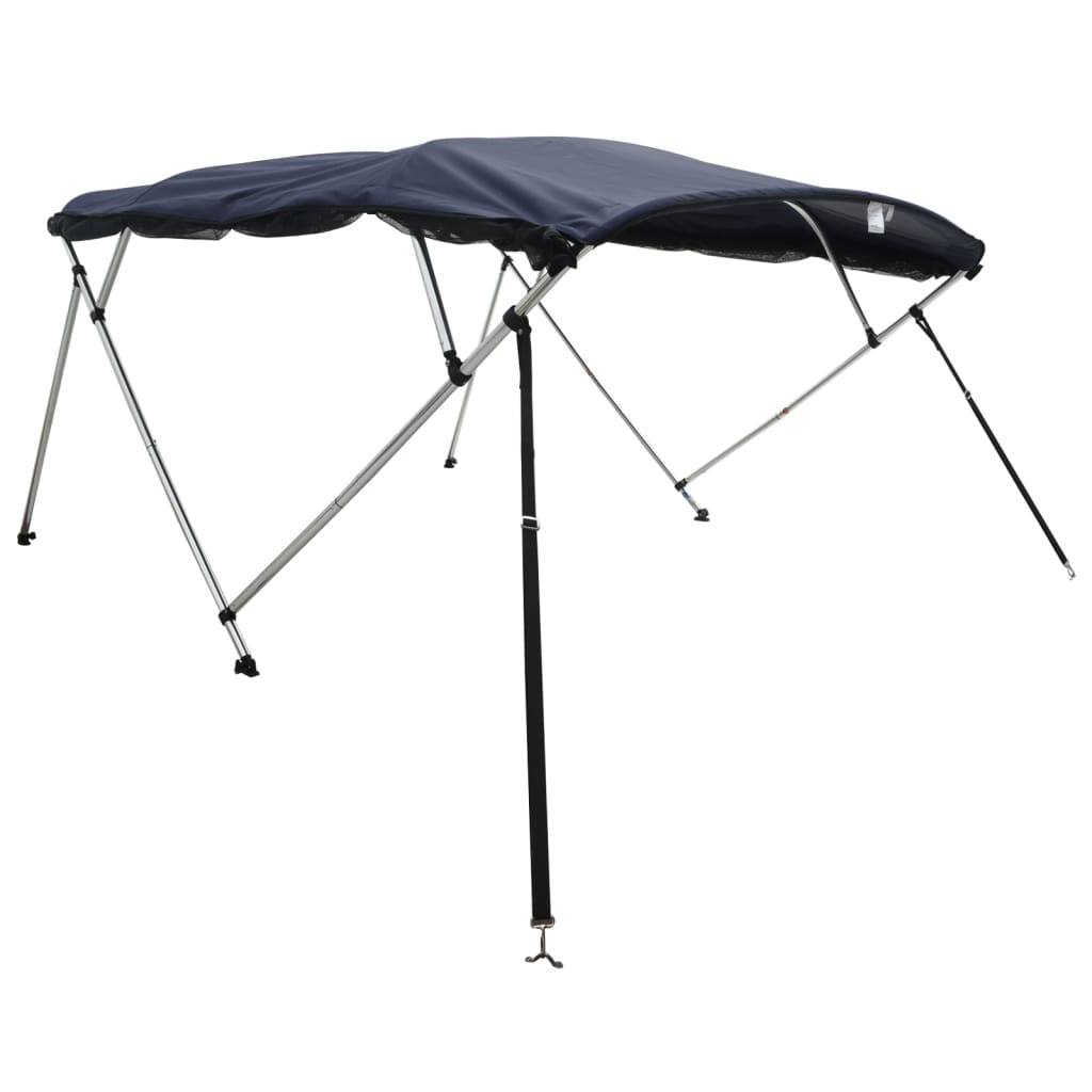 Toit bimini Vidaxx 4 arches avec parois latérales en maille 243x(170-182)x137 cm