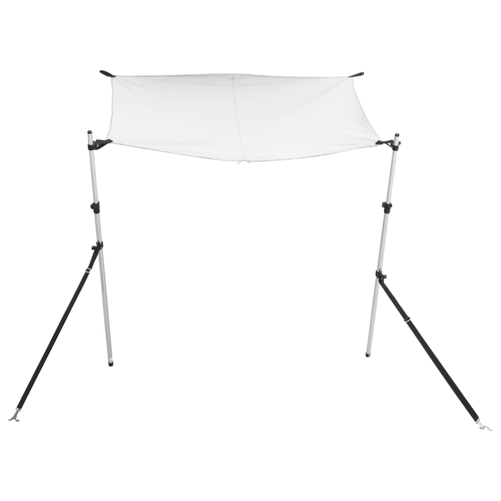 VidaXL toile d'ombrage t-top 170x170x (115-183) cm blanc