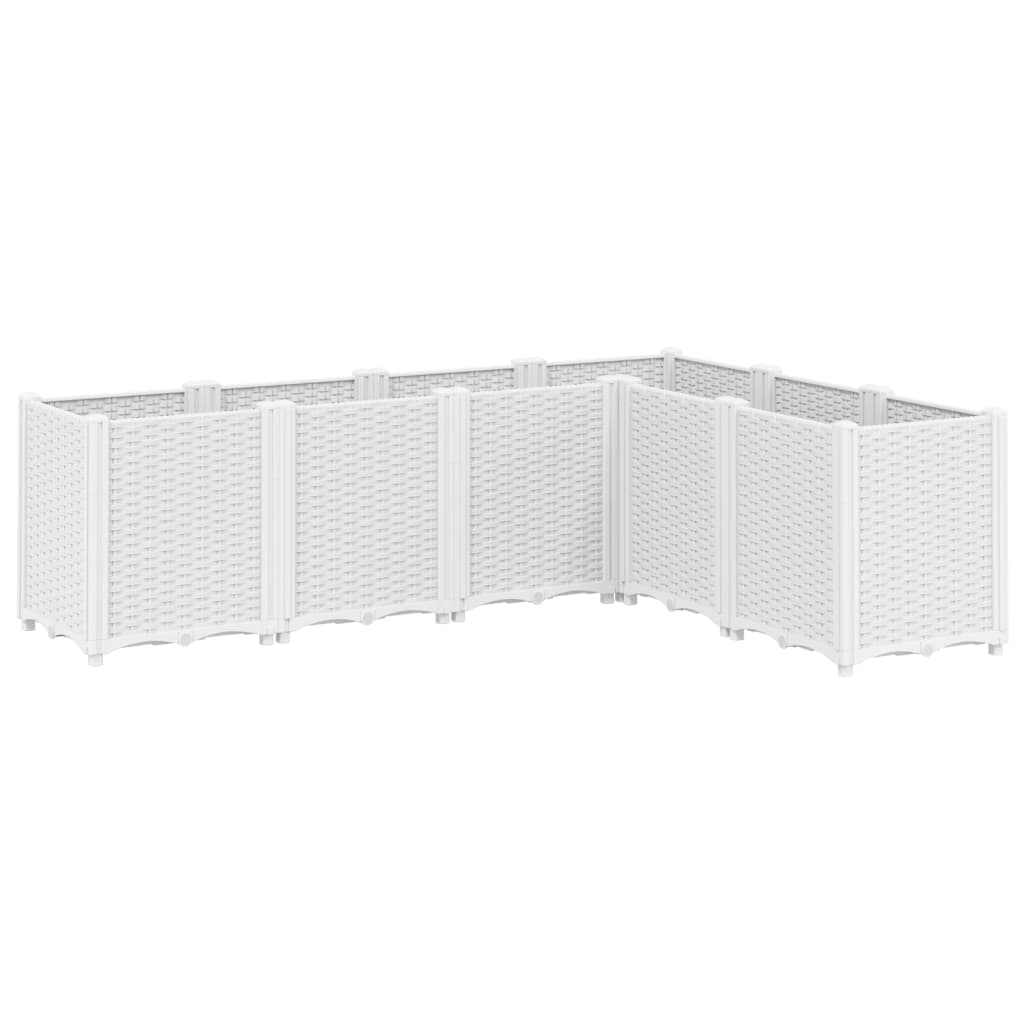 Vidaxx jardinière 160x120x53 cm polypropylène blanc