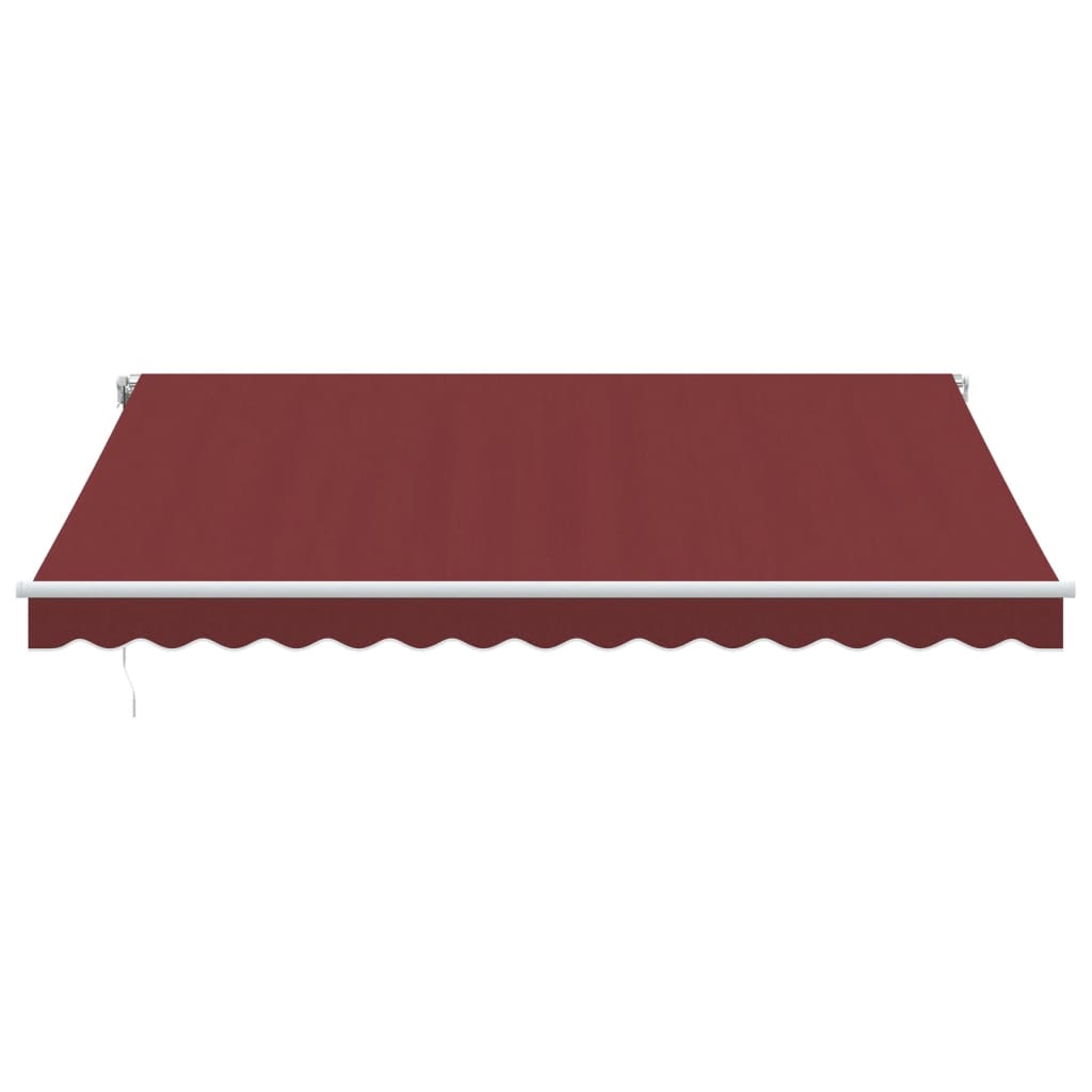 VidaXL Auvent extensible automatiquement 400x300 cm rouge bordeaux