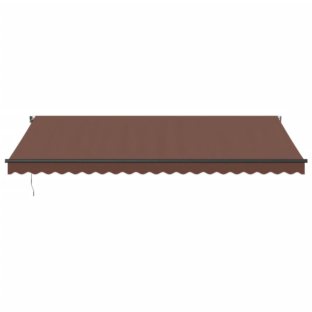VidaXL Auvent extensible automatiquement 500x350 cm marron