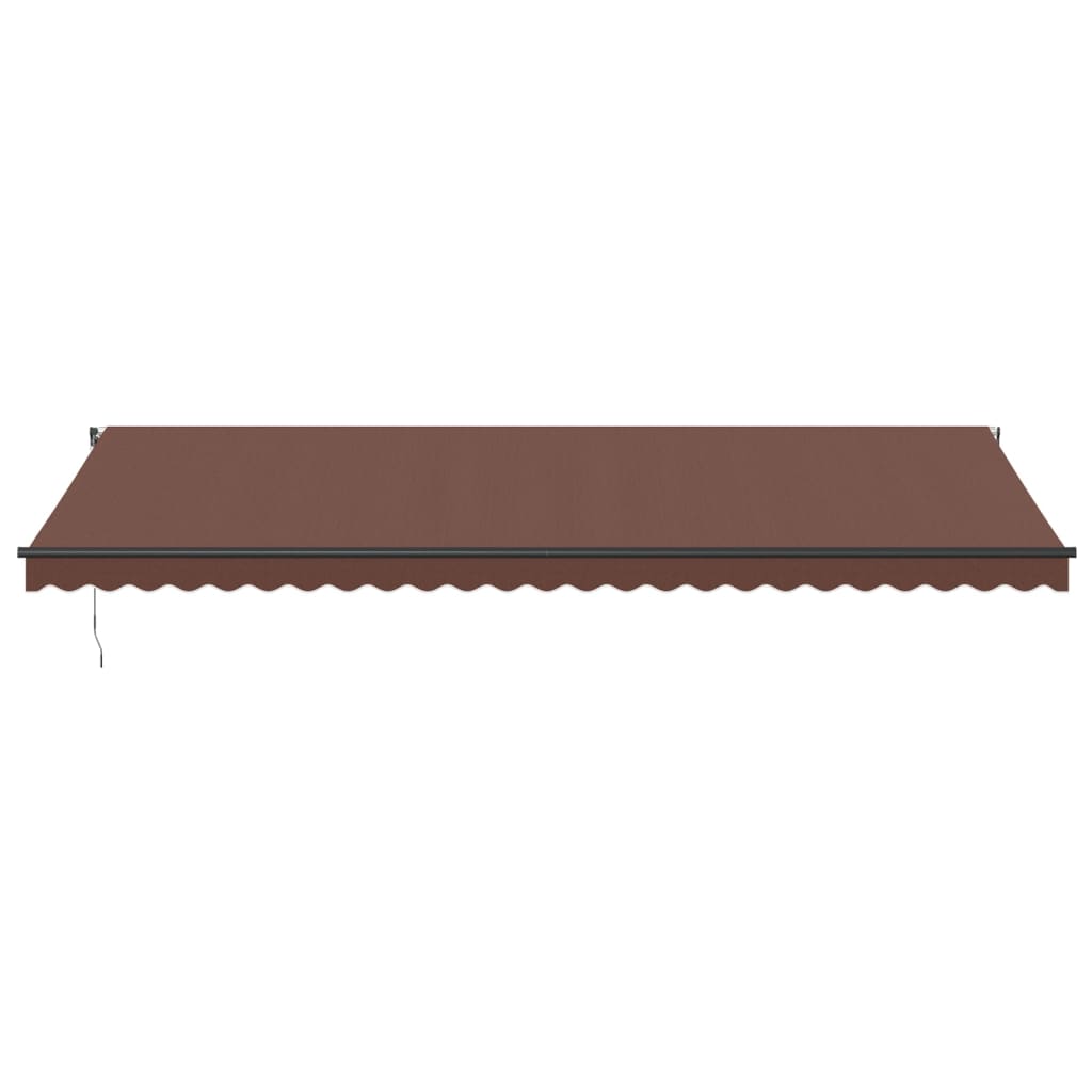 VidaXL Auvent extensible automatiquement 600x350 cm marron