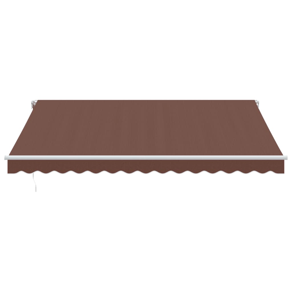 VidaXL Auvent extensible automatiquement 400x300 cm marron