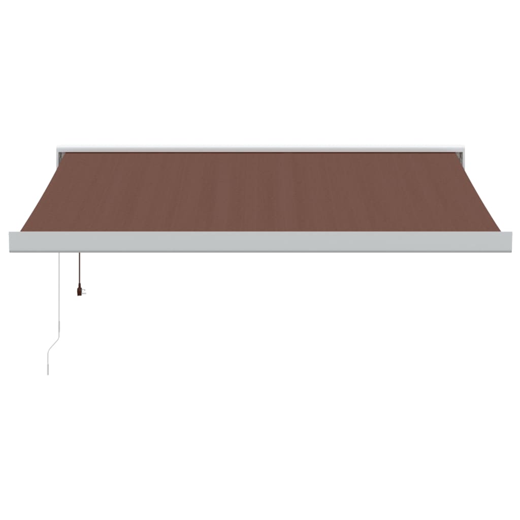 VidaXL Auvent extensible automatiquement 300x250 cm marron