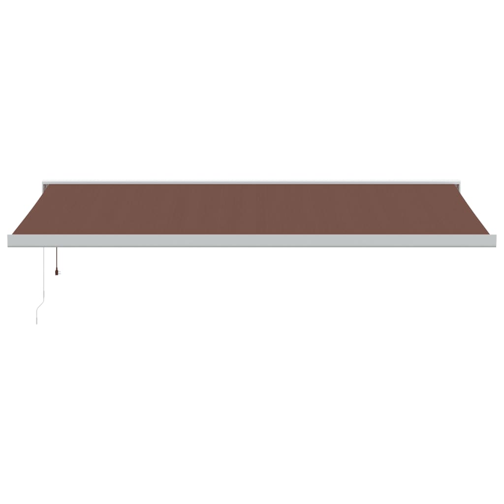 VidaXL Auvent extensible automatiquement 500x300 cm marron