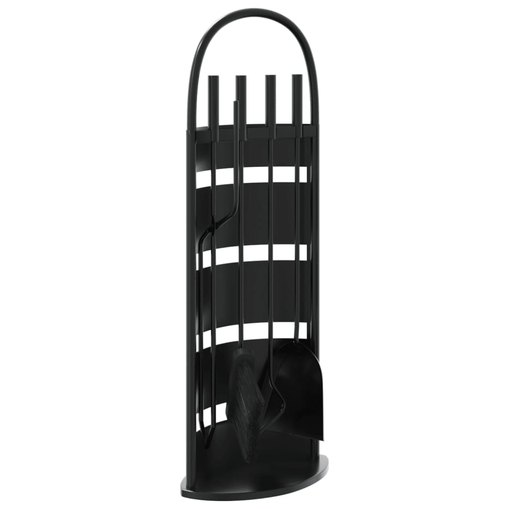 Vidaxx ensemble d'outils de cheminée 5 pièces 23x15x66 cm acier
