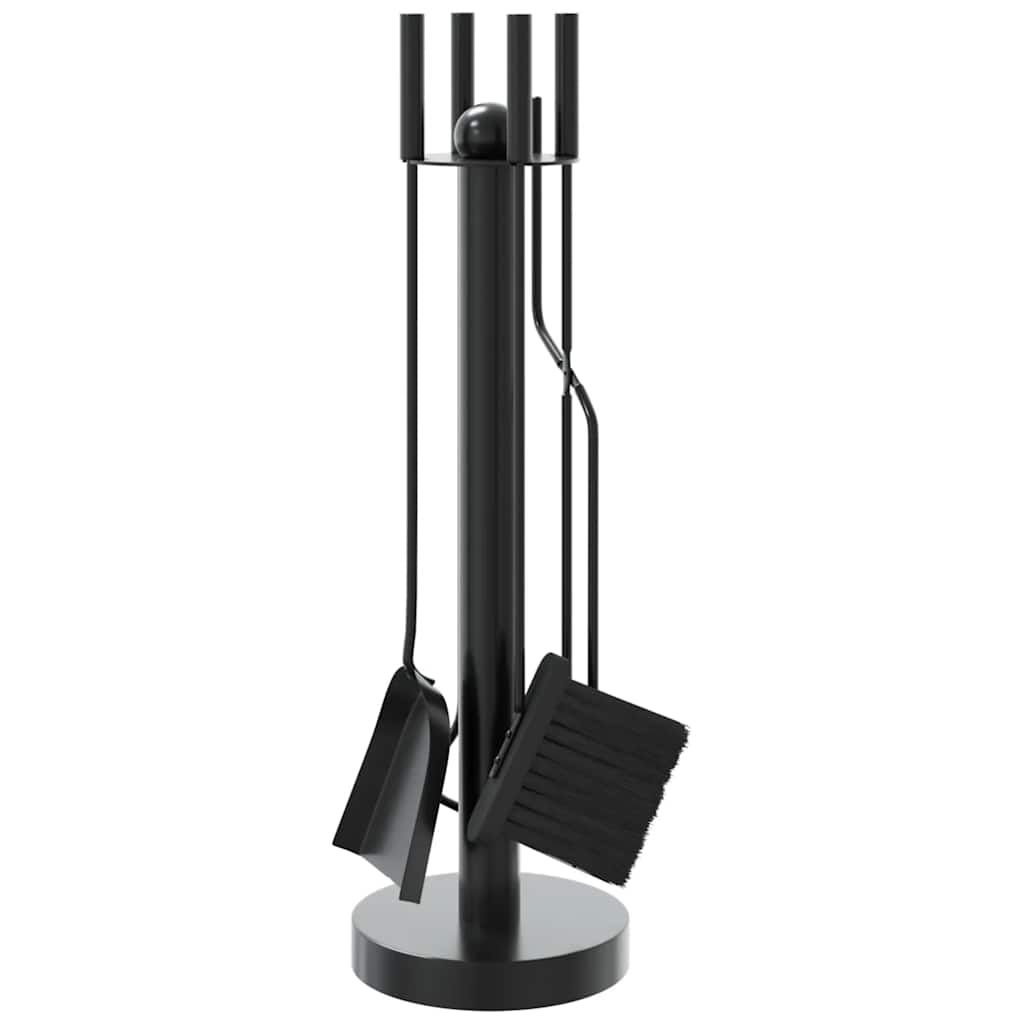 Vidaxx ensemble d'outils de cheminée 5 pièces 18x56 cm acier