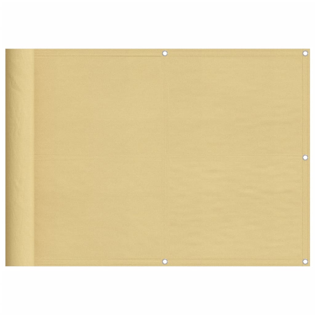 Paravent de balcon Vidaxx 75x300 cm 100% polyester oxford couleur sable
