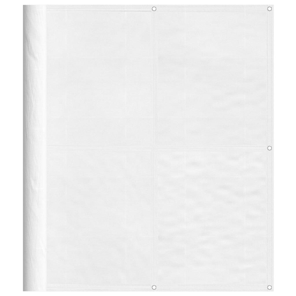 Vidaxx paravent de balcon 120x1000 cm 100% polyester oxford blanc