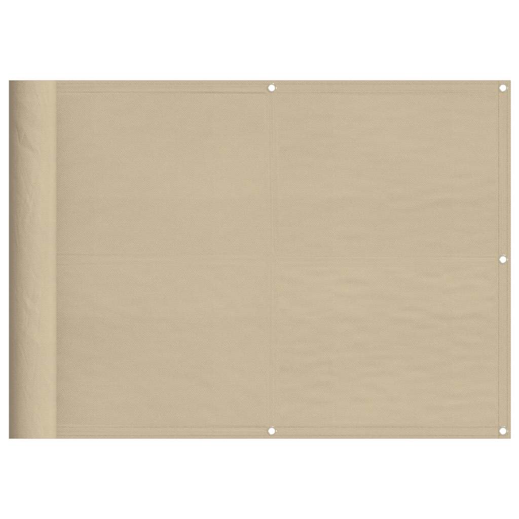 Paravent de balcon Vidaxx 75x800 cm 100% polyester oxford beige