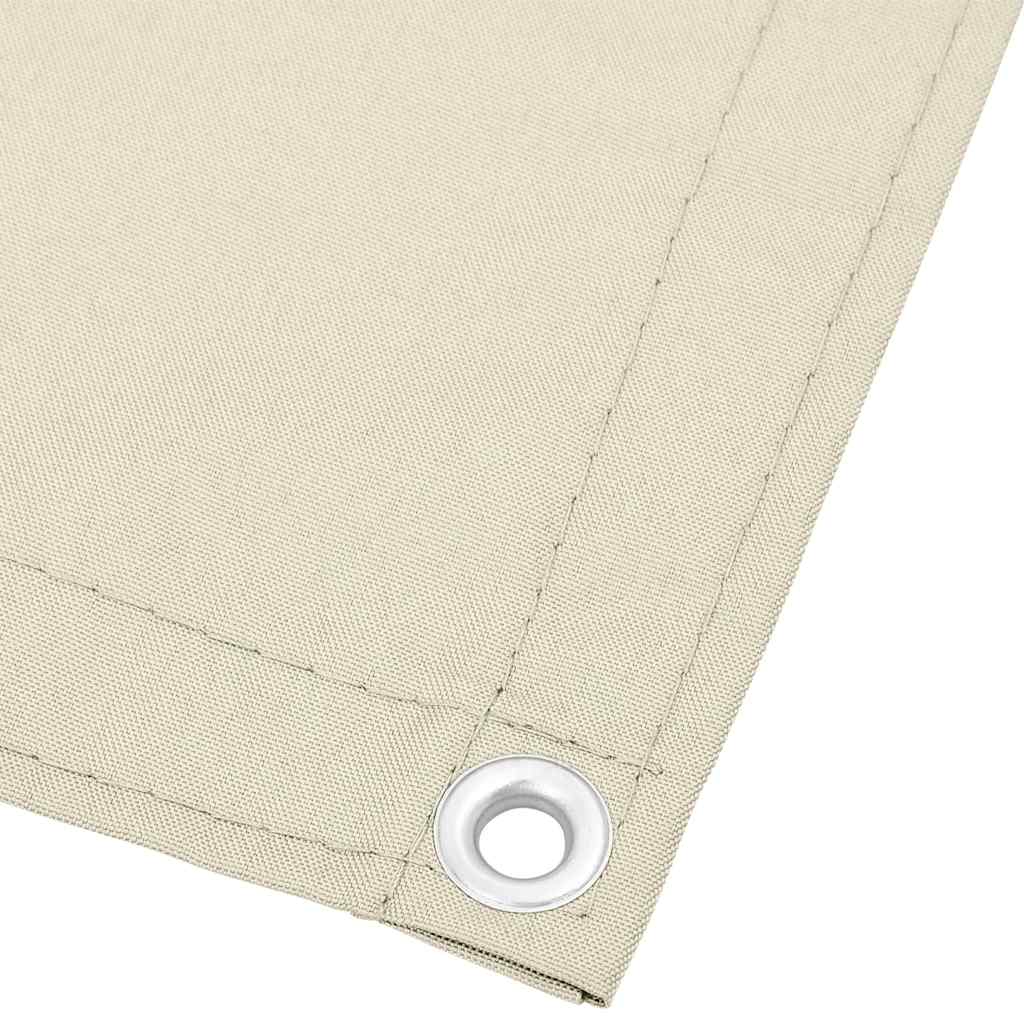 Paravent de balcon Vidaxx 75x800 cm 100% polyester oxford couleur crème