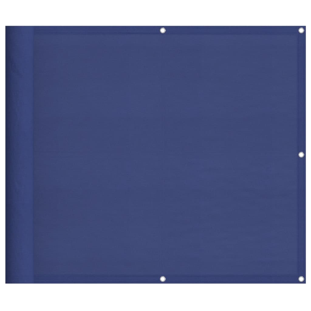 VidaXL Paravent de balcon 90x700 cm 100% polyester oxford bleu