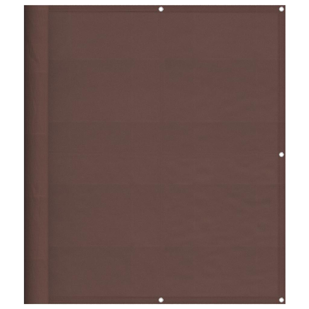 Vidaxx paravent de balcon 120x800 cm 100% polyester oxford marron