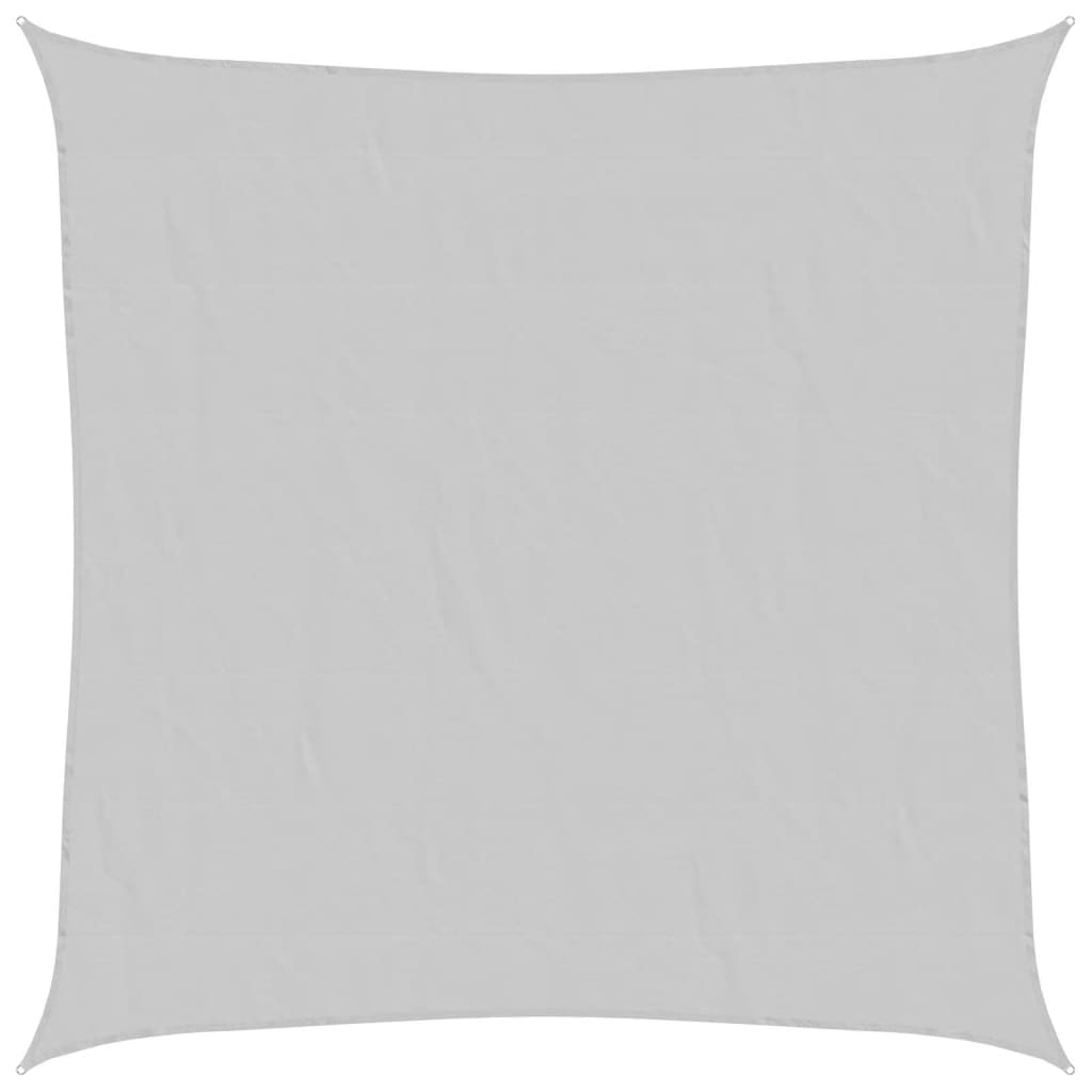 Vidaxx voile d'ombrage 4,5x4,5 m 100% polyester oxford gris clair