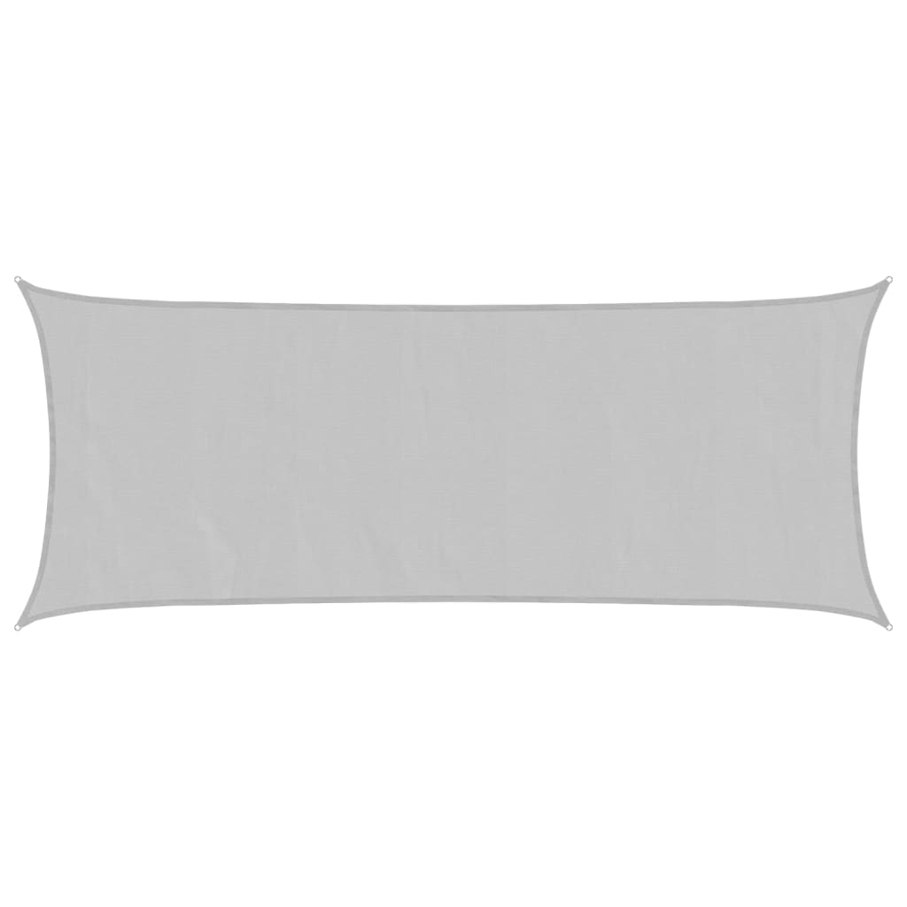 Vidaxx voile d'ombrage 4,5x2 m 100% polyester oxford gris clair