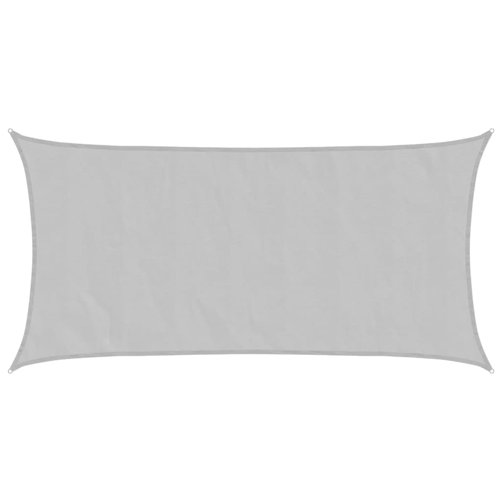 Vidaxx voile d'ombrage 4,5x2,5 m 100% polyester oxford gris clair
