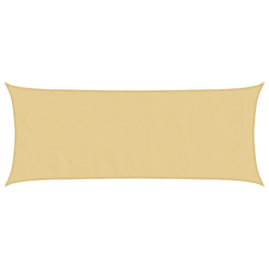 Vidaxx voile d'ombrage 4,5x2 m 100% polyester oxford couleur sable