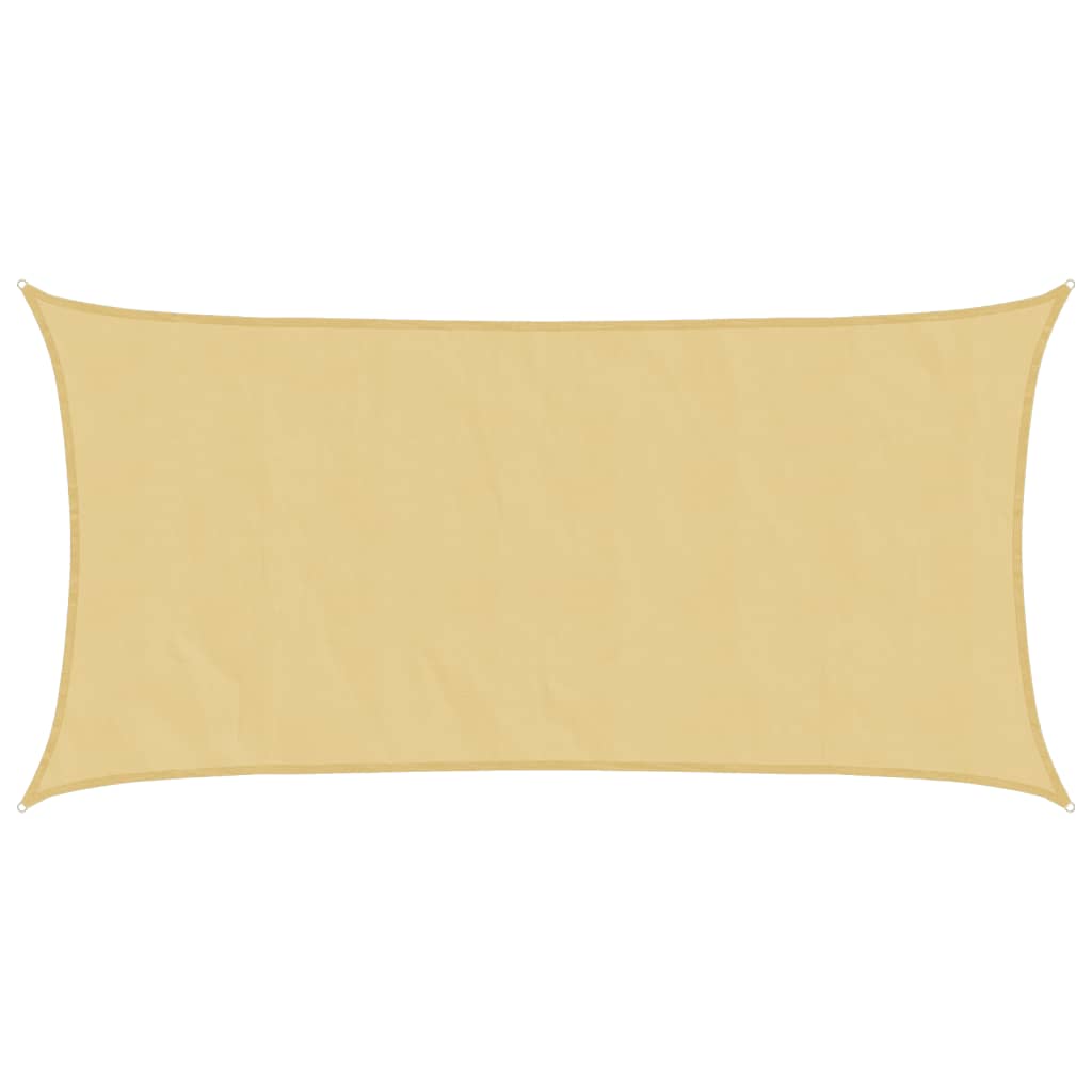 Vidaxx voile d'ombrage 4,5x2,5 m 100% polyester oxford couleur sable