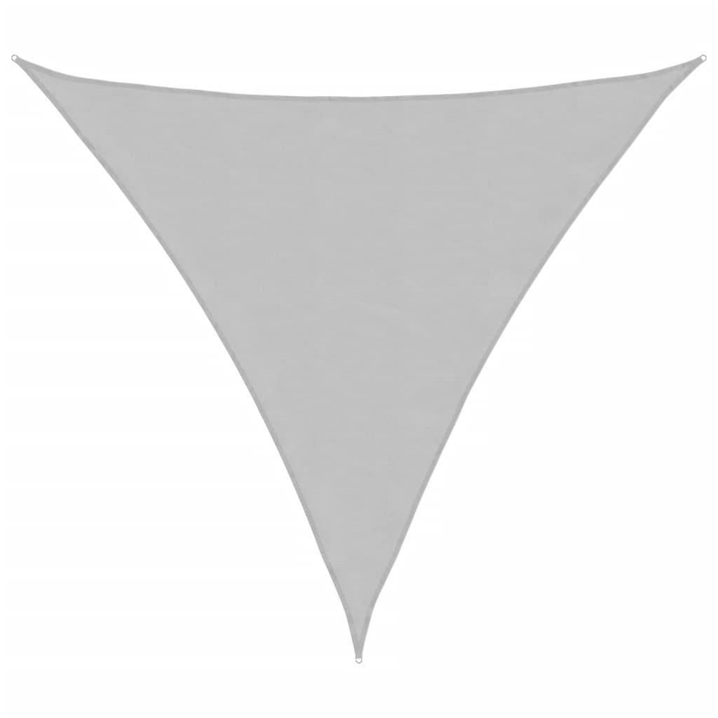 Vidaxx voile d'ombrage 3x3x3 m 100% polyester oxford gris clair