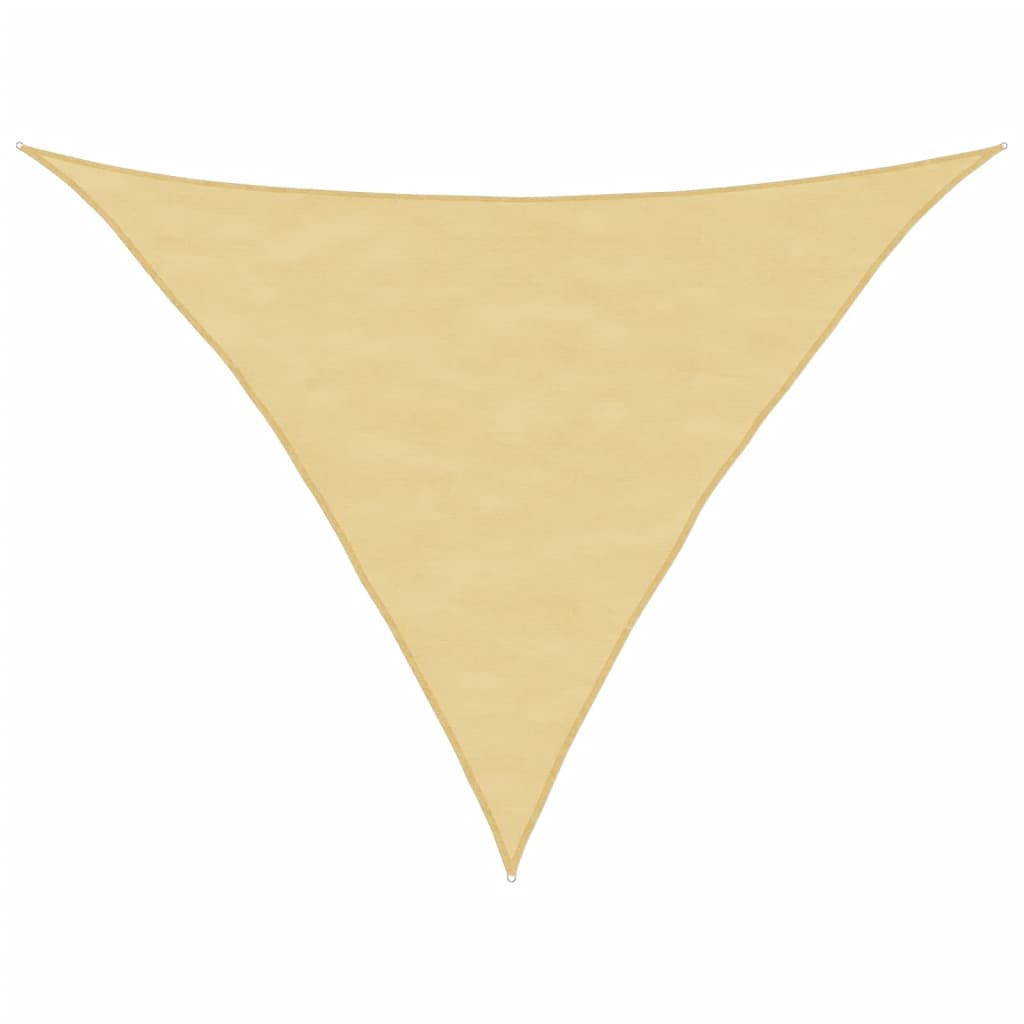 Vidaxx voile d'ombrage 3,5x3,5x4,9 m 100% polyester oxford couleur sable