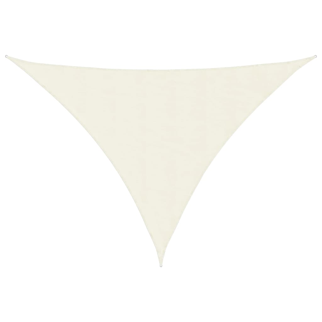 Vidaxx voile d'ombrage 7x5x5 m 100% polyester oxford couleur crème