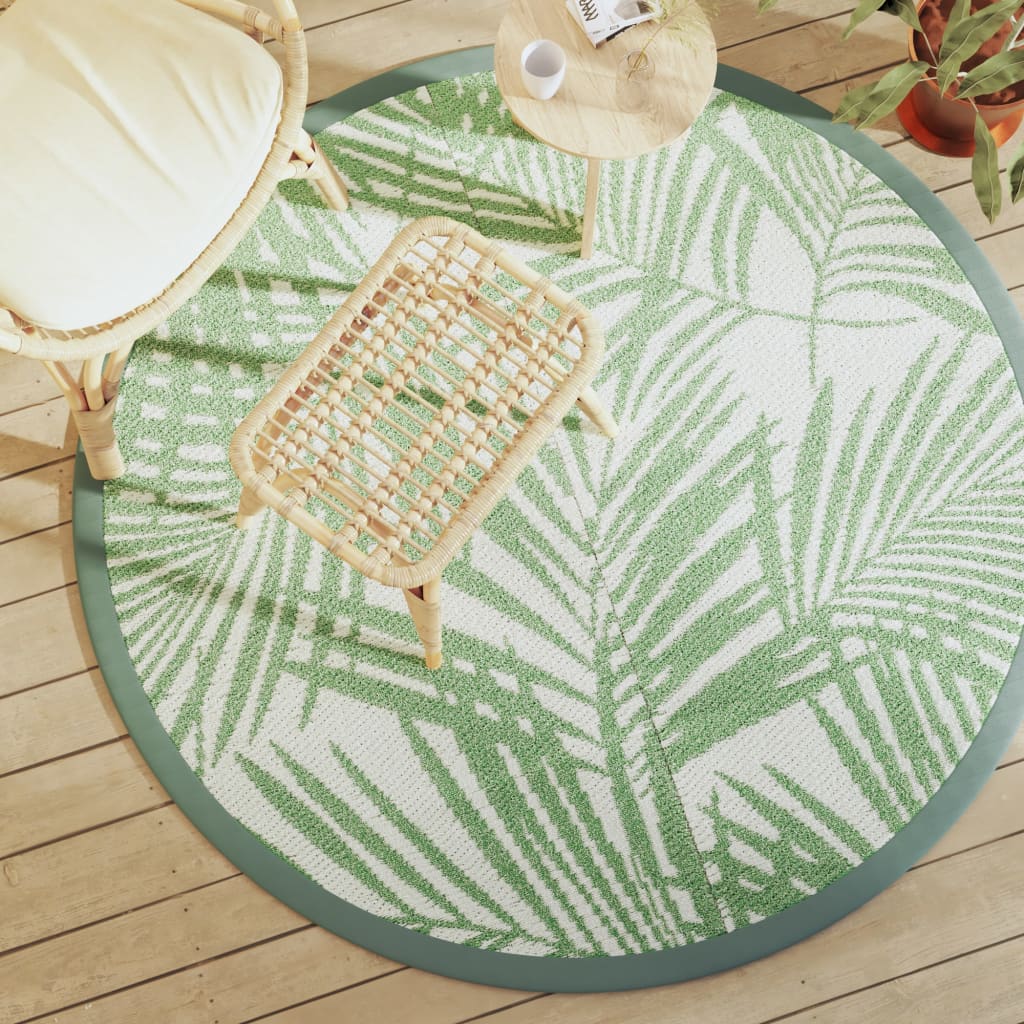 Vidaxx tapis d'extérieur arakil ø160 cm polypropylène vert