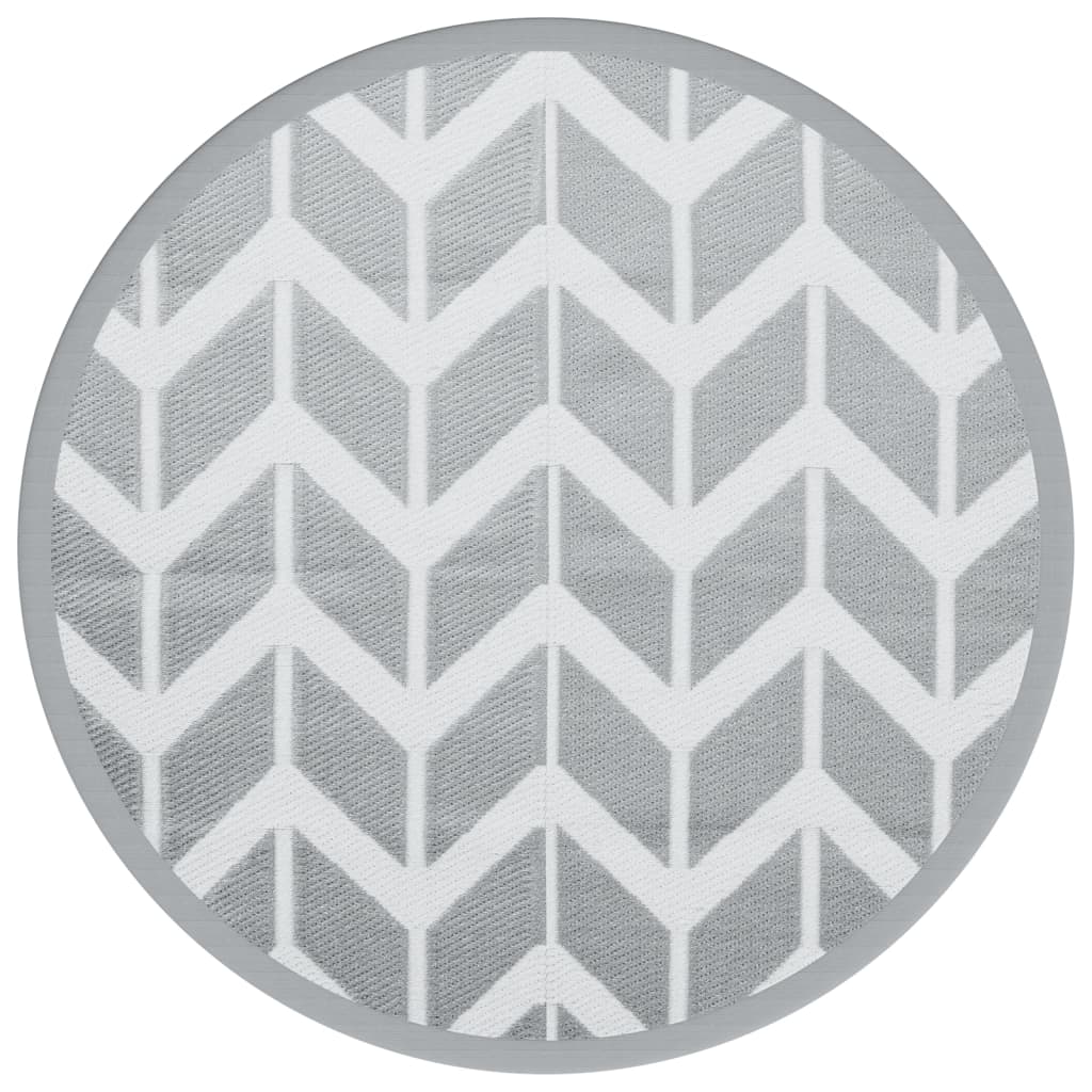 Vidaxx tapis d'extérieur arakil ø120 cm pp gris