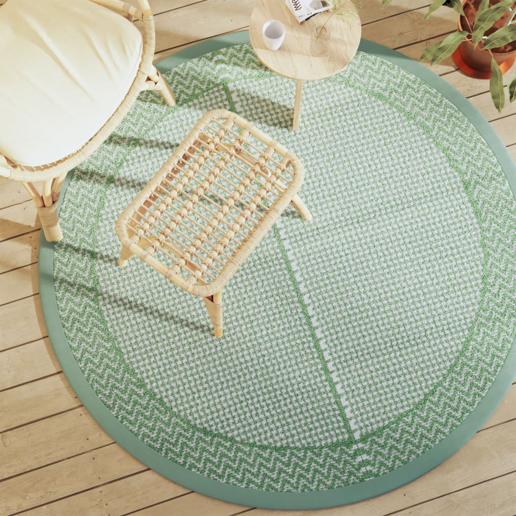 Vidaxx tapis d'extérieur arakil ø160 cm polypropylène vert
