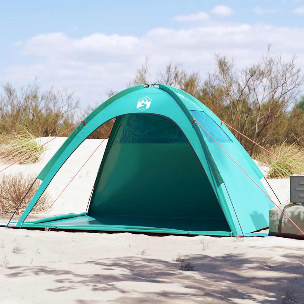 Tente de plage VidaXL imperméable vert d'eau