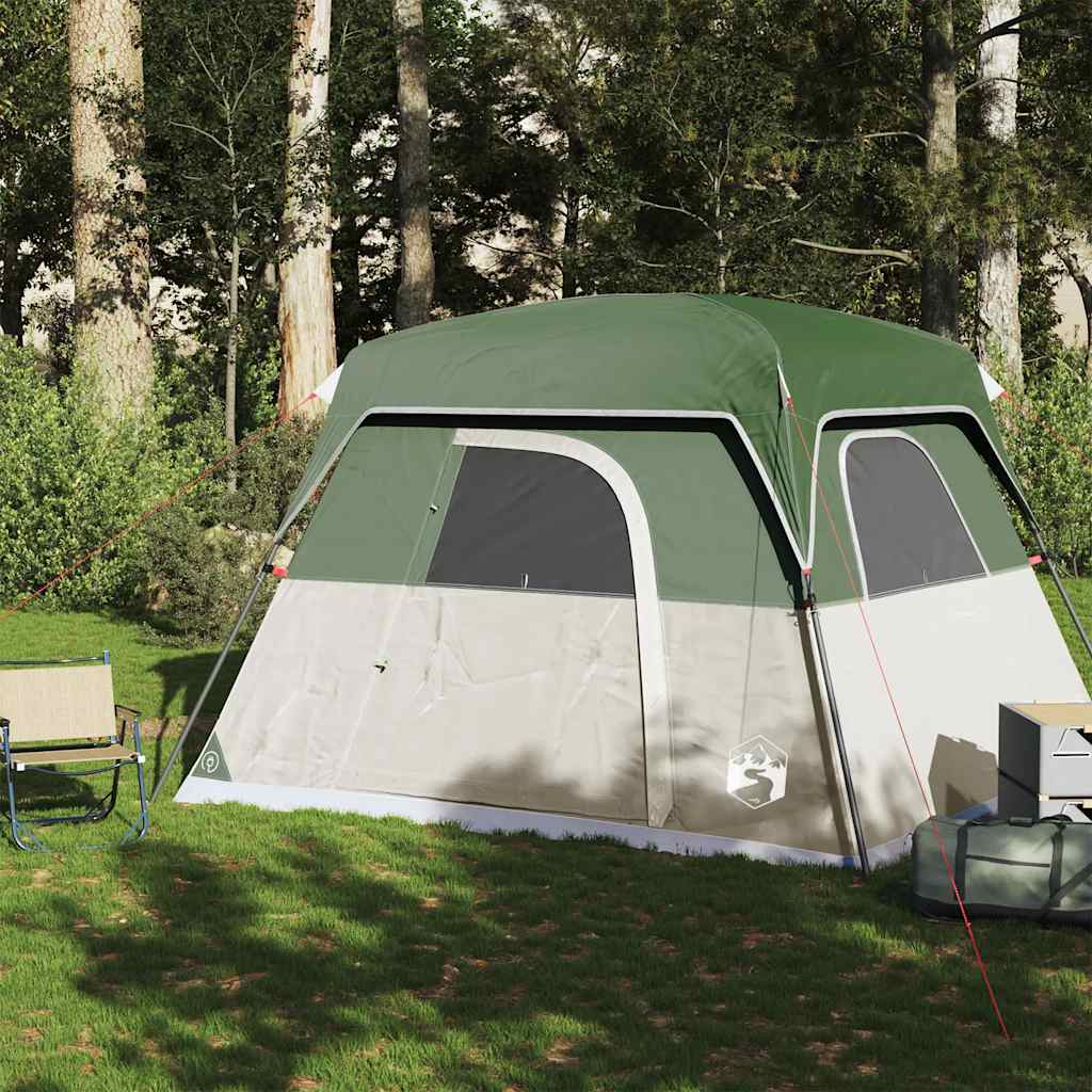 VidaXL Tente 4 personnes imperméable vert
