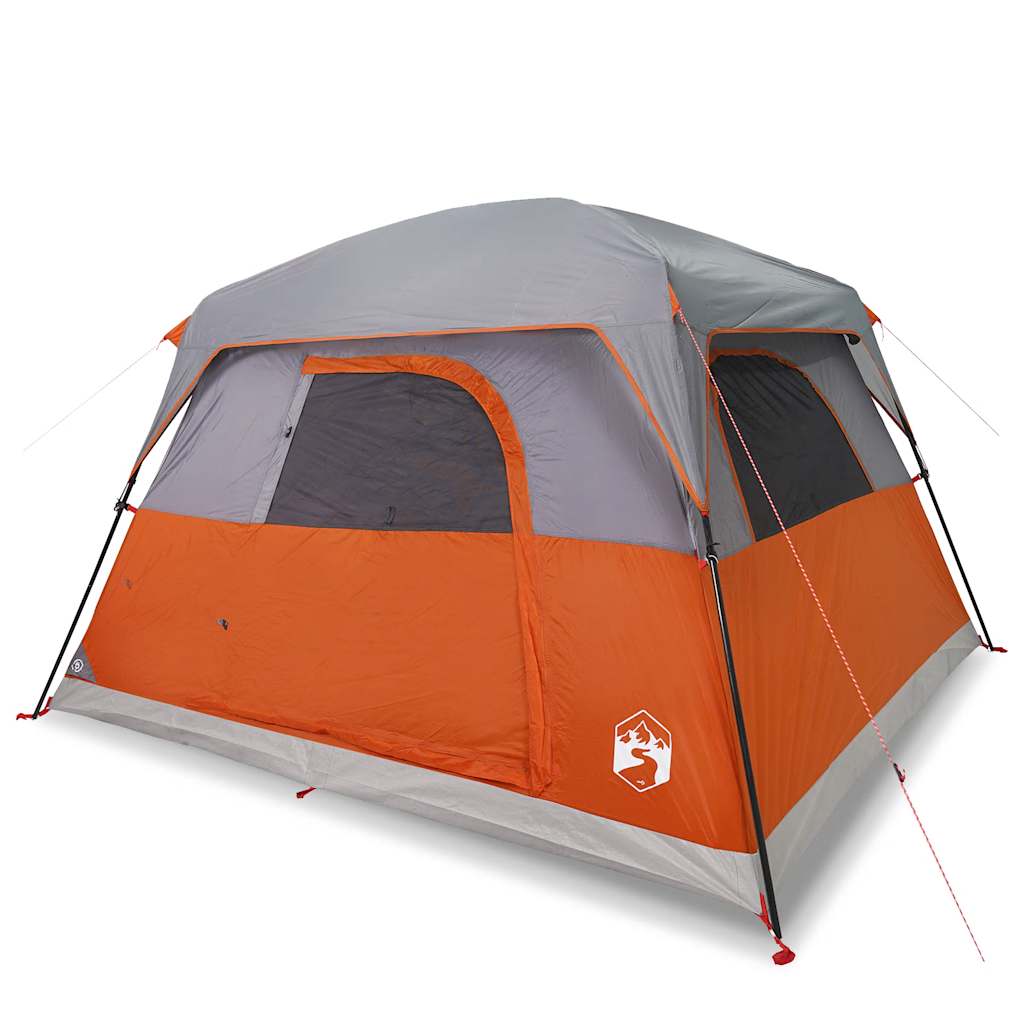 VidaXL Tente 4 personnes imperméable orange