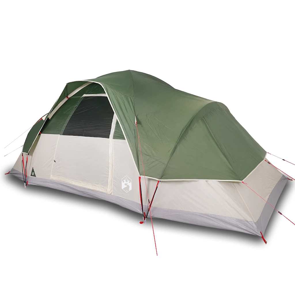 Tente dôme VidaXL 9 places imperméable vert
