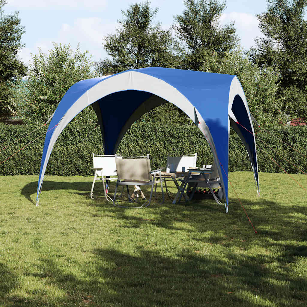 Tente de fête VidaXL imperméable bleue