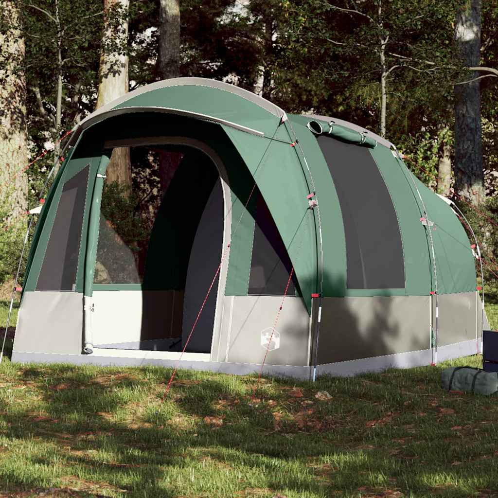 VidaXL tente tunnel 3 personnes imperméable vert