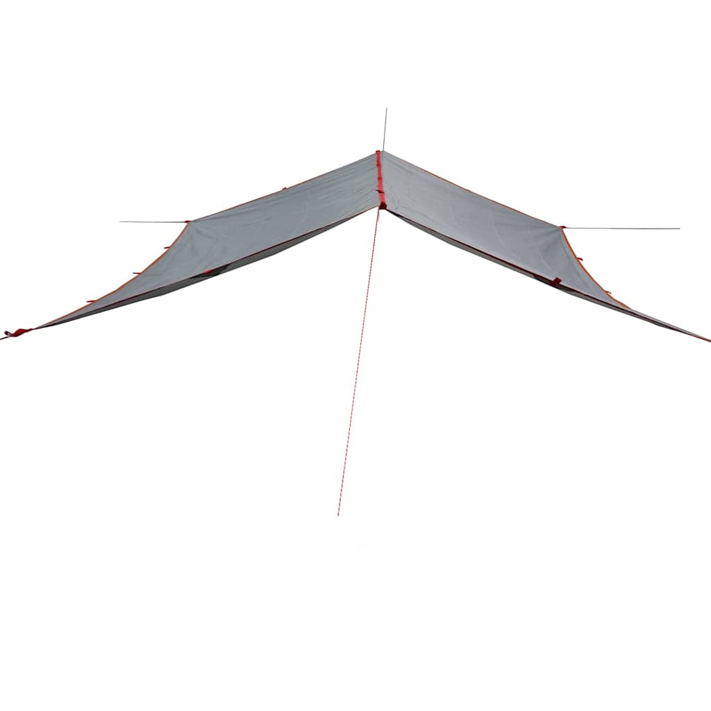 Vidaxx auvent de camping étanche 300x294 cm gris et orange