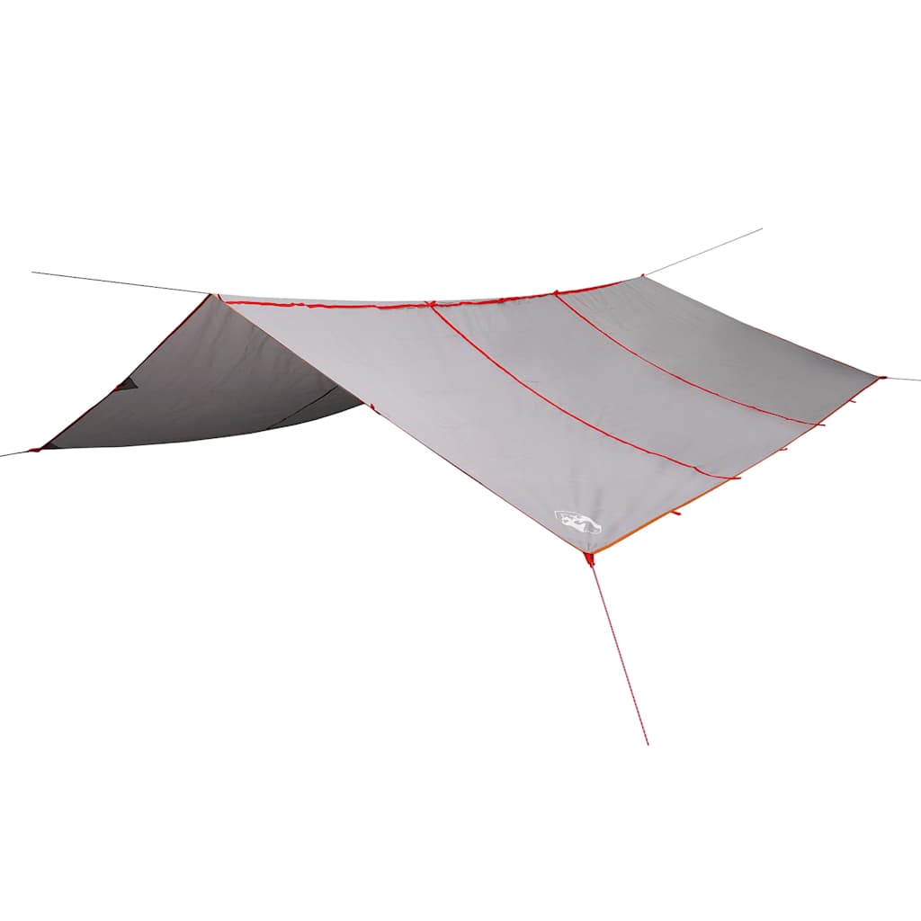 Vidaxx auvent de camping étanche 420x440 cm gris et orange