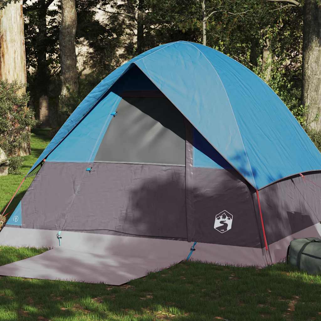 Tente dôme Vidaxx 4 personnes imperméable bleue