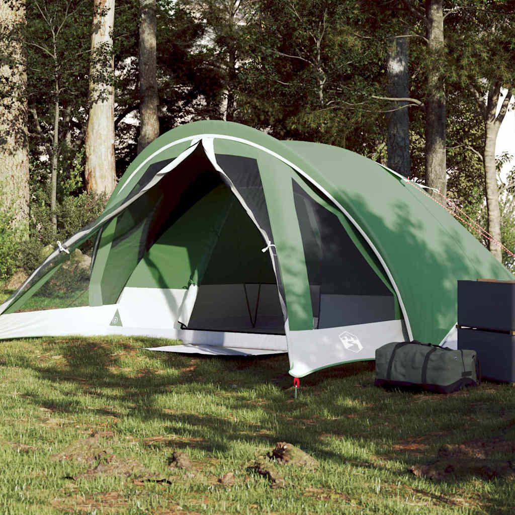 Tente VidaXL 4 personnes imperméable vert