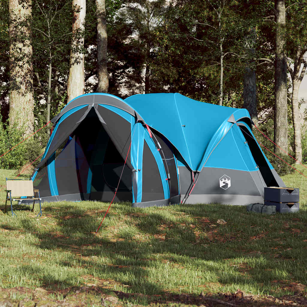 Tente tipi Vidaxl pour famille 8 personnes imperméable bleu