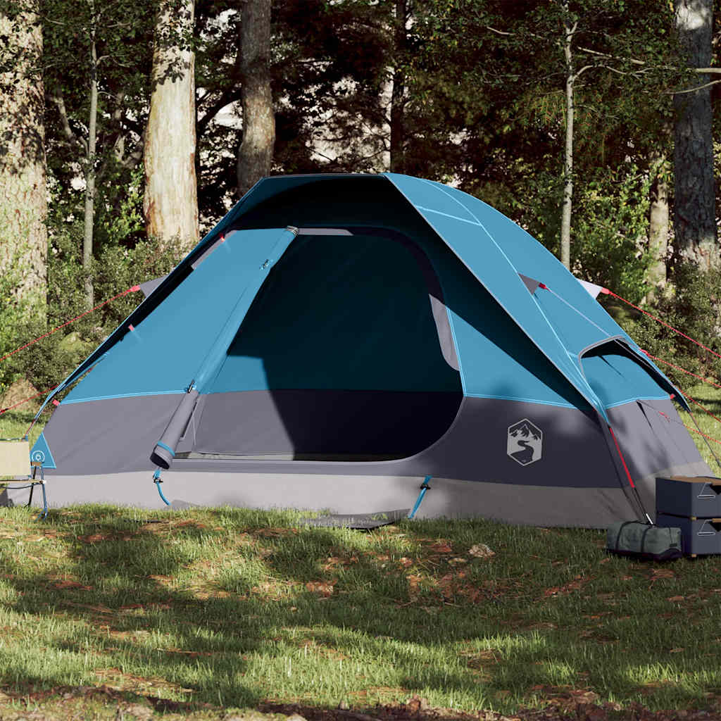 Tente dôme Vidaxx 6 places imperméable bleue