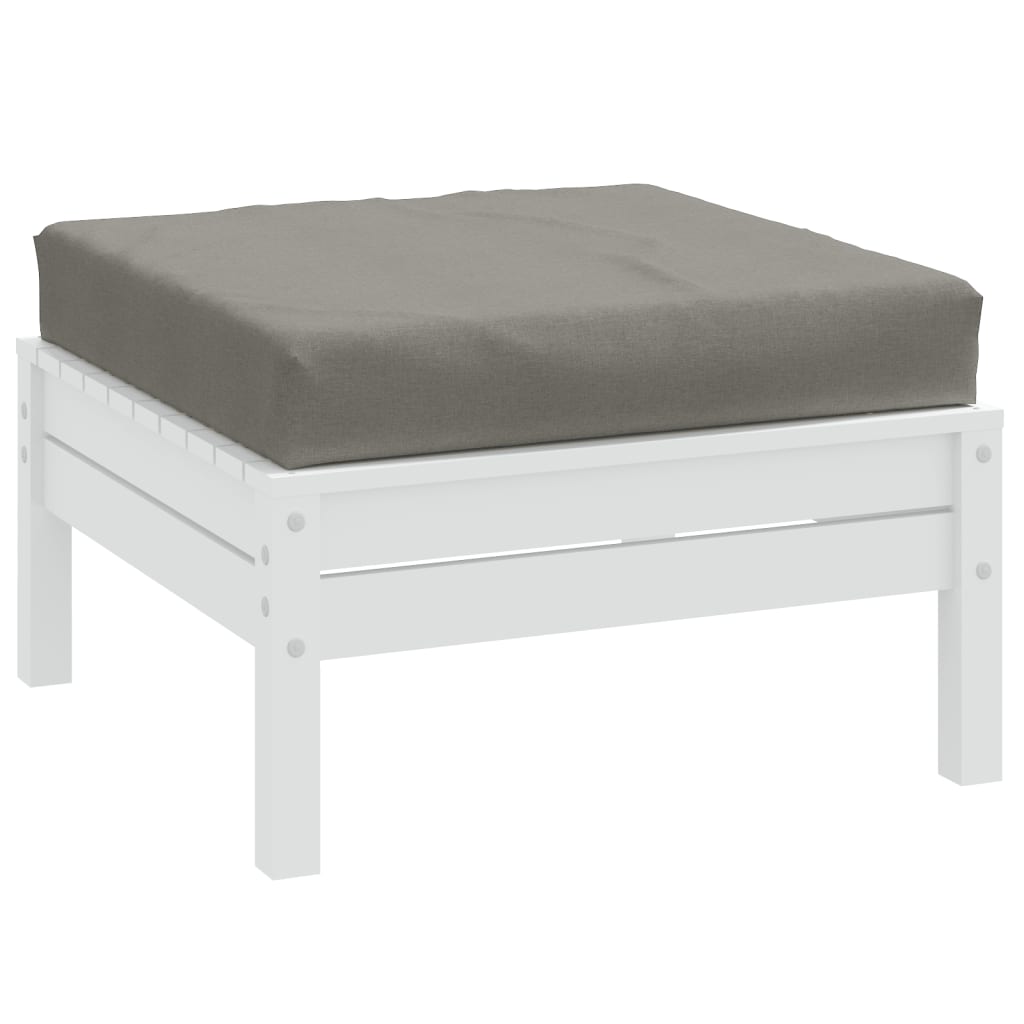 Vidaxx coussin palette 60x60x10 cm tissu mélangé gris foncé